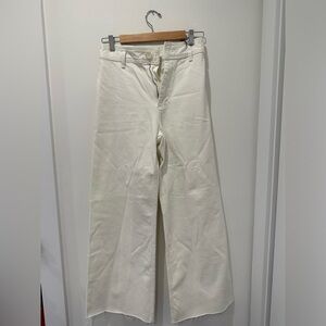 NWT zara ZW marine straight high rise pants